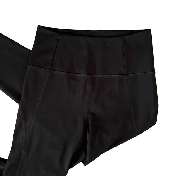 Girlfriend Collective Black Compressive High Rise Leggings 7/8 Length Sz Small - Picture 2 of 5